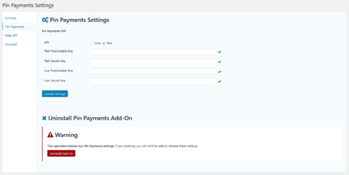 GFPinPaymentsSettingsPage Pin Payments Gateway for Gravity Forms
