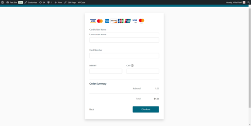 WooCommerce Moneris Checkout Payment Page