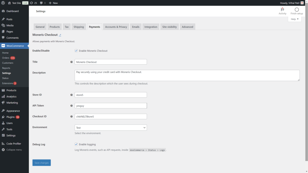 Moneris Checkout Gateway for WooCommerce