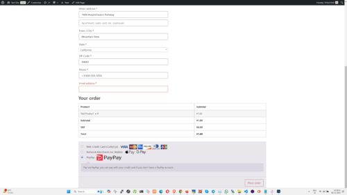 WooCommerce PayPay Checkout Page WooCommerce PayPay Checkout Page