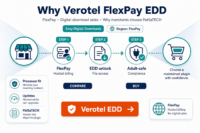 Featured image: Why Verotel FlexPay for Easy Digital Downloads: when hosted billing fits digital sales