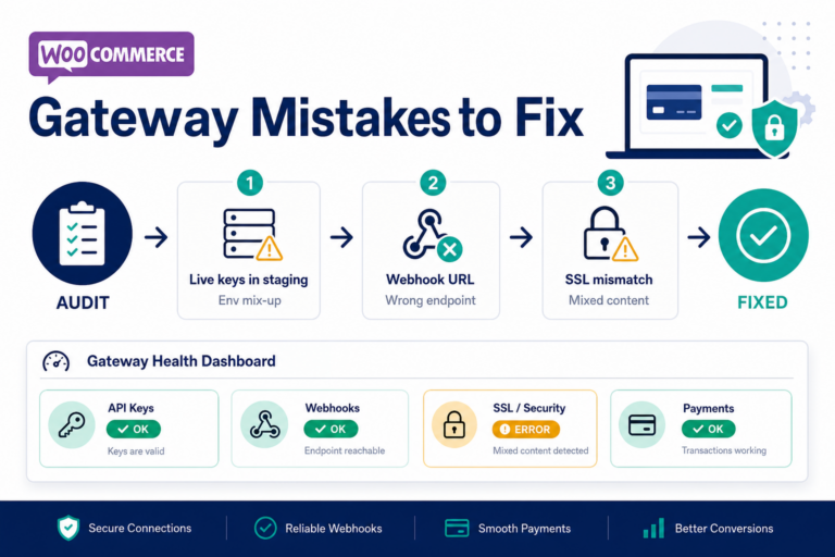Featured image: 10 common WooCommerce payment gateway mistakes merchants make