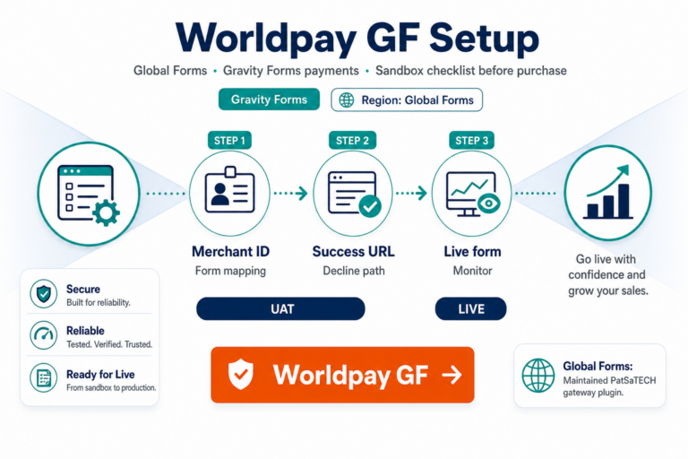 Featured image: Worldpay for Gravity Forms: setup, sandbox, and purchase guide