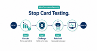 WooCommerce card testing response flow from detecting failed-order spikes to containing abuse and hardening checkout.