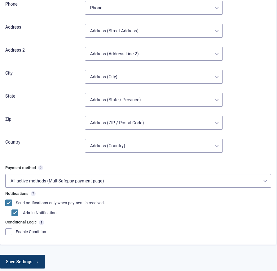 MultiSafepay feed (bottom)