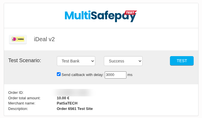 iDEAL | Wero test page