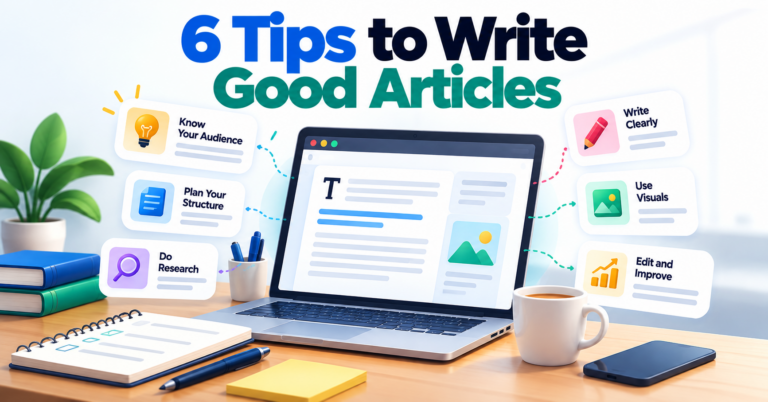 6 Tips to Write Good Articles — WooCommerce payment infographic