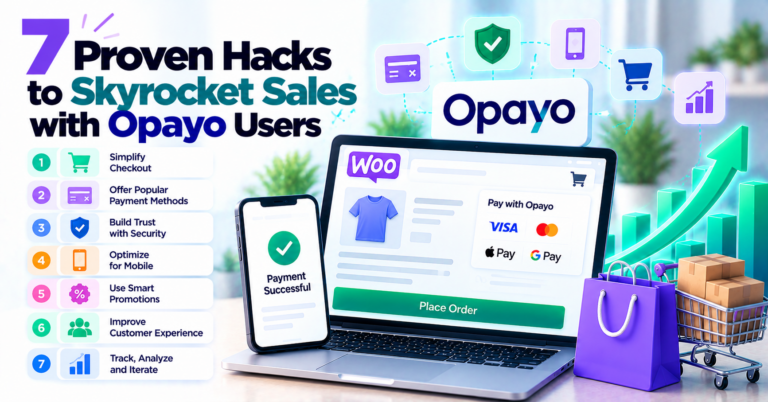 7 Proven Hacks to Skyrocket Sales with Opayo Users — WooCommerce payment infographic