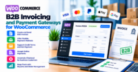 B2B payments on WooCommerce: invoicing, POs, and card gateways — WooCommerce payment infographic