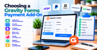 How to choose a Gravity Forms payment add-on (checklist for merchants) — WooCommerce payment infographic