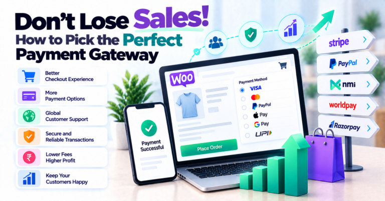 Don't Lose Sales! How to Pick the Perfect Payment Gateway — WooCommerce payment infographic