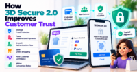 How 3D Secure 2.0 Improves Customer Trust — WooCommerce payment infographic