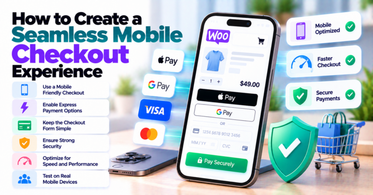 How To Create A Seamless Mobile Checkout Experience — WooCommerce payment infographic