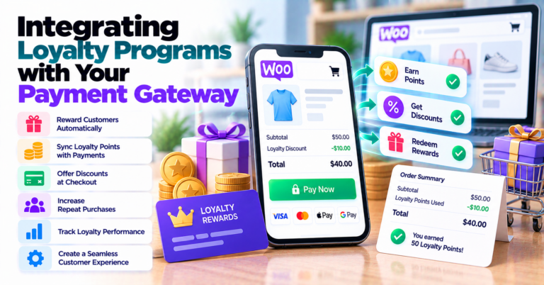 Integrating Loyalty Programs With Your Payment Gateway — WooCommerce payment infographic