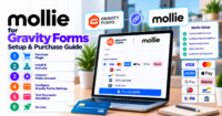 Mollie for Gravity Forms — setup, test mode, and how to purchase — WooCommerce payment infographic