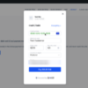Omise payment window with card details on the WooCommerce pay page
