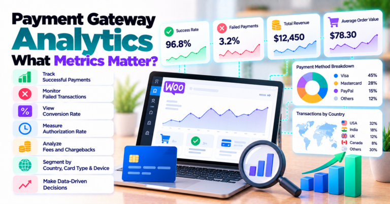 Payment Gateway Analytics: What Metrics Matter? — WooCommerce payment infographic