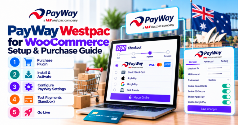 PayWay API Westpac WooCommerce setup and purchase guide: checklist before you buy — WooCommerce payment infographic