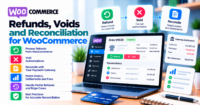 Refunds and voids on WooCommerce: align WooCommerce, your gateway, and accounting — WooCommerce payment infographic