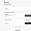 Revolut Hosted Checkout Page with Revolut Pay, card and Google Pay