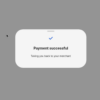 Revolut payment successful screen