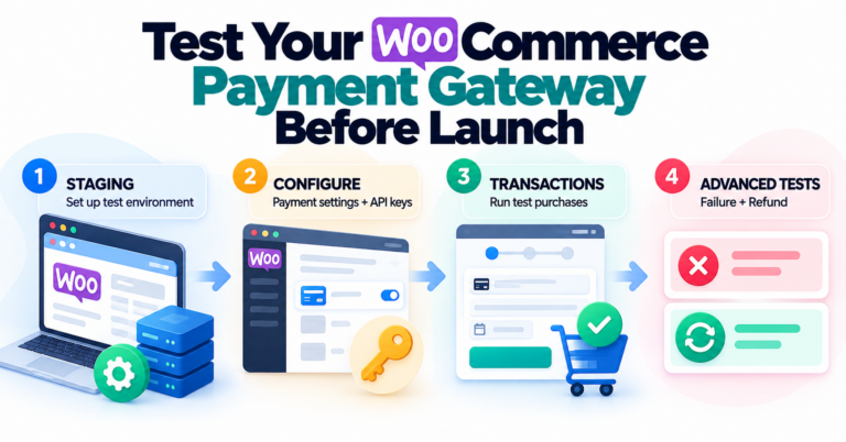 How To Test Your WooCommerce Payment Gateway Plugin Before Launching Your Store — WooCommerce payment infographic