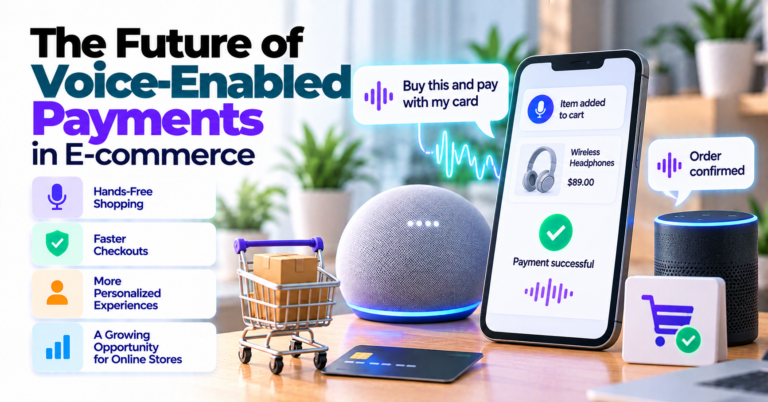 The Future Of Voice-Enabled Payments In E-commerce — WooCommerce payment infographic