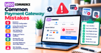 10 common WooCommerce payment gateway mistakes merchants make — WooCommerce payment infographic