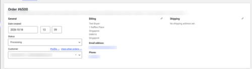 WooCommerce order in Processing after a HitPay payment