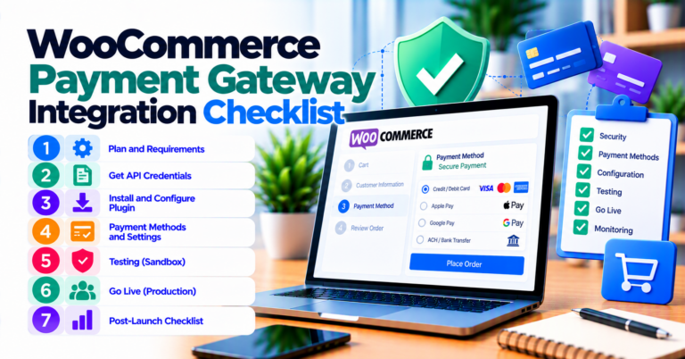 WooCommerce payment gateway integration checklist (go-live and post-launch) — WooCommerce payment infographic